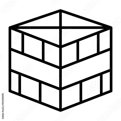 Wooden Box Icon Style
