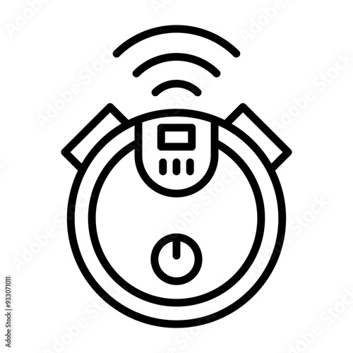 Robot Vaccum Icon Style