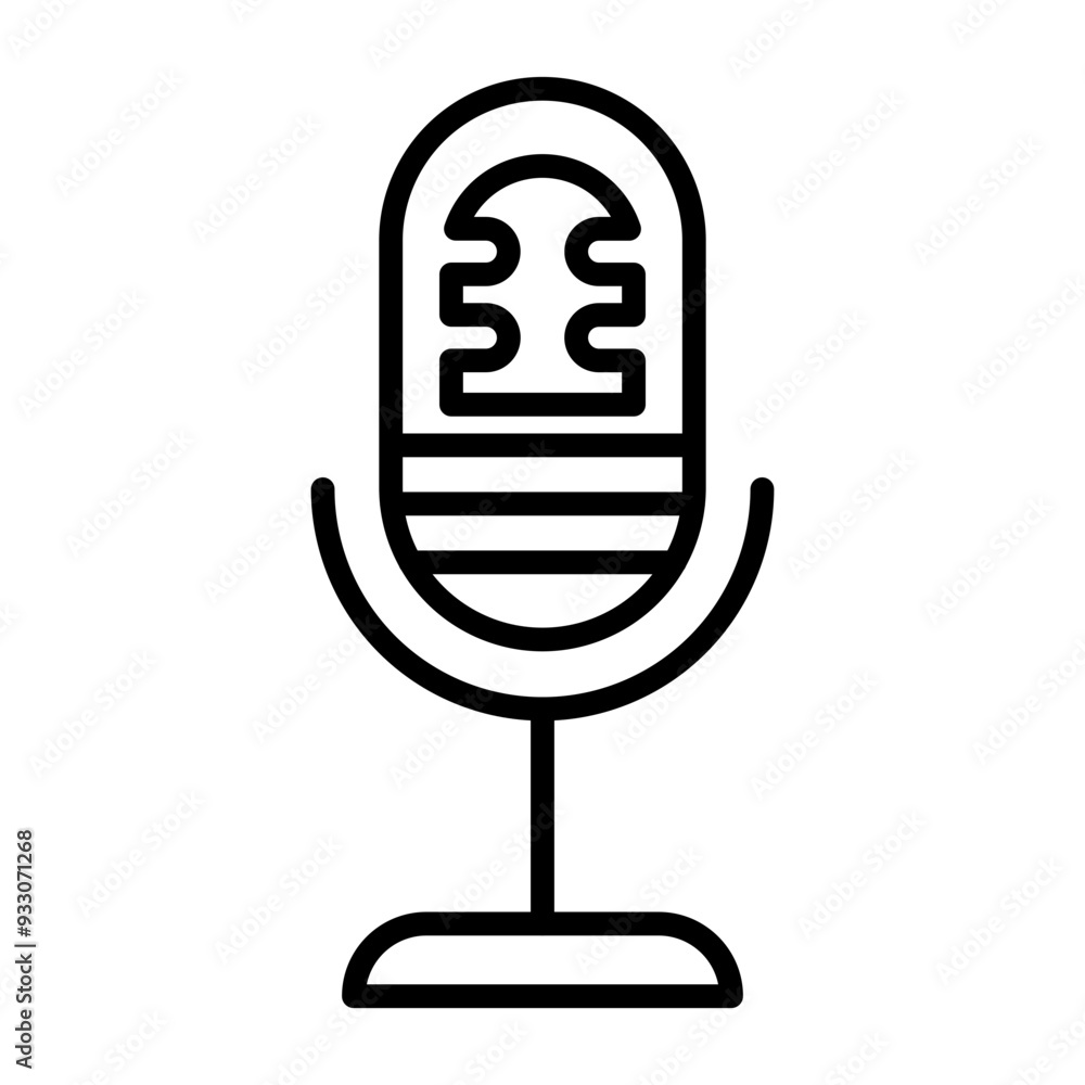 Microphone Icon Style Microphone Icon Style