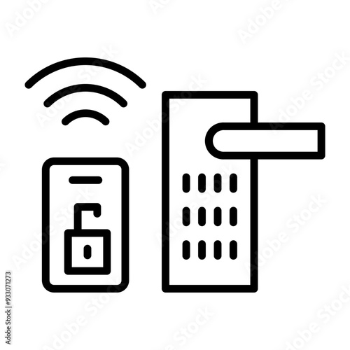 Smart Lock Icon Style