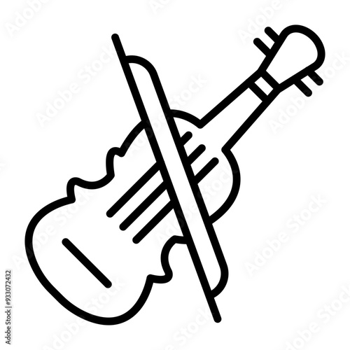 Violin Icon Style