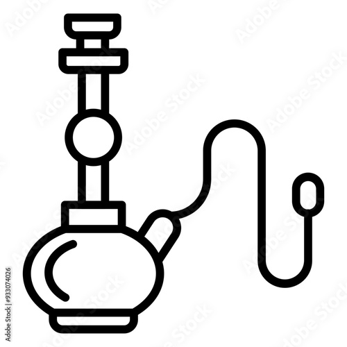 Hookah Icon Style