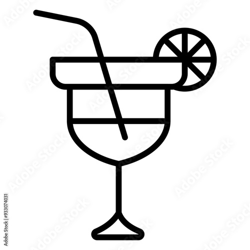 Cocktail Icon Style
