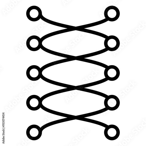 Shoes Laces Icon Style