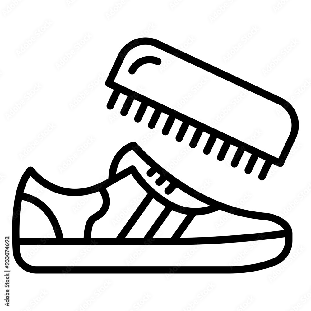 Polish Brush Icon Style Polish Brush Icon Style