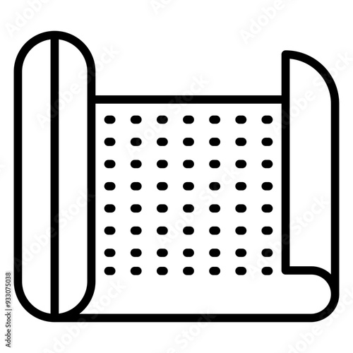 Sand Paper Icon Style