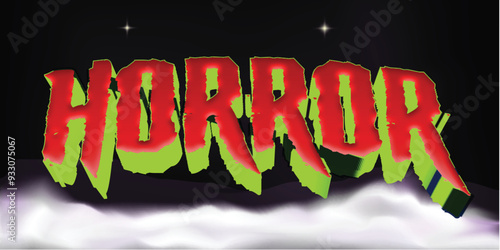 Halloween Night Background Font