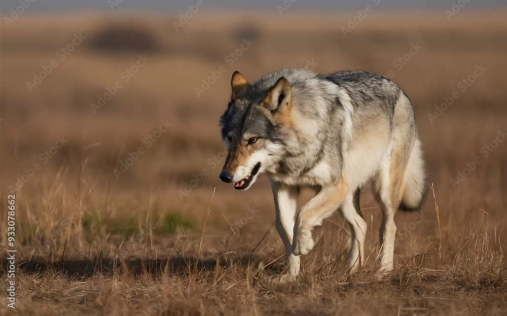 Steppe Wolves Banner in Grassland Steppe Wolves Banner in Grassland