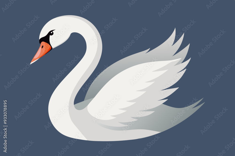 Swan vector art and illustration Swan vector art and illustration