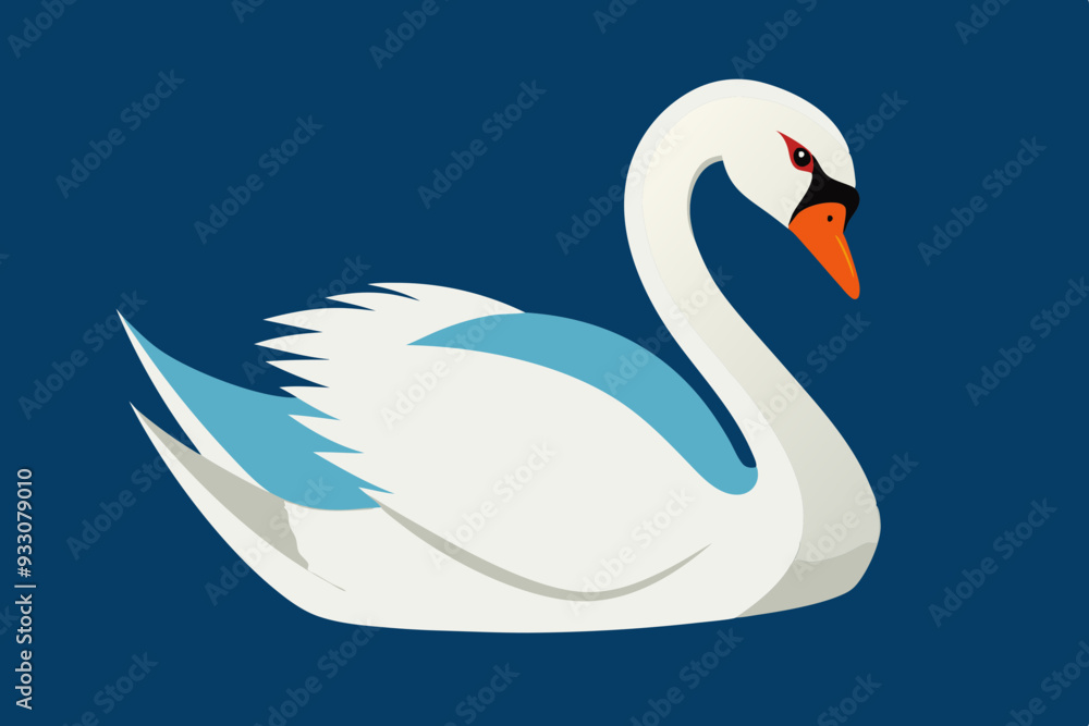 Swan vector art and illustration Swan vector art and illustration