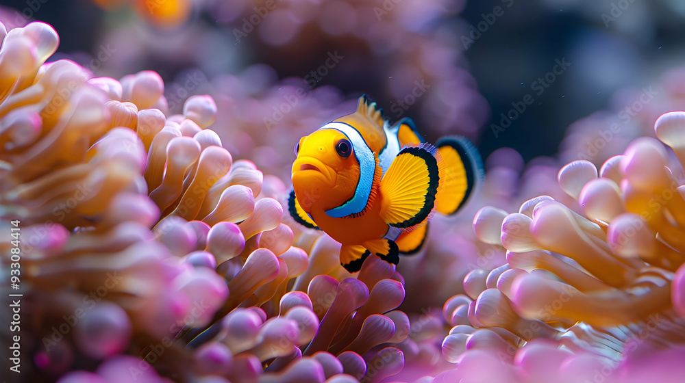 Clownfish in Anemone Coral - Underwater Photography Clownfish in Anemone Coral - Underwater Photography