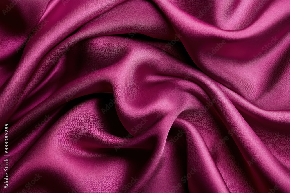 Textured elegance of rich satin fabric in close-up Textured elegance of rich satin fabric in close-up