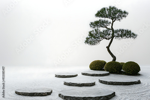 tree on stones photo