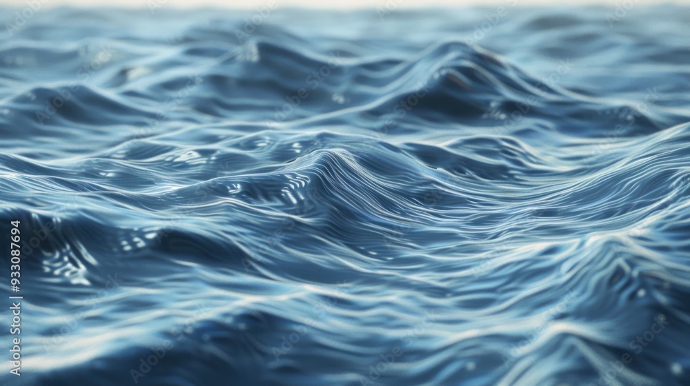 Close-up of Blue Ocean Waves Close-up of Blue Ocean Waves