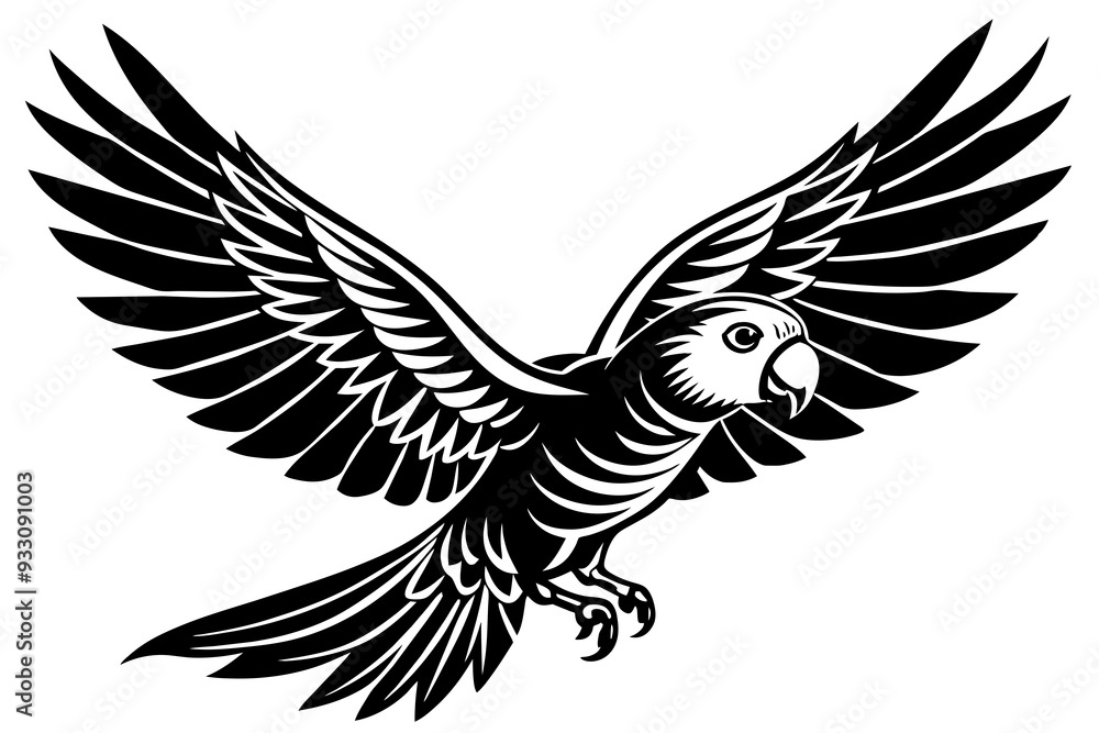 Parrot Bird vector art and illustration Parrot Bird vector art and illustration