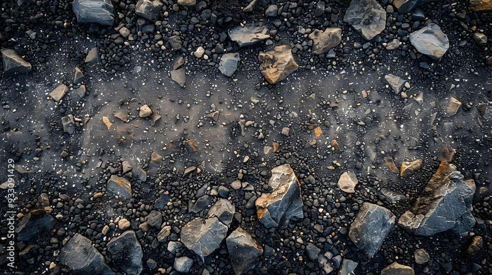 Dirt, terrain or gravel stone road surface pattern in outdoor environmental. Background and textured photo. Dirt, terrain or gravel stone road surface pattern in outdoor environmental. Background and textured photo.