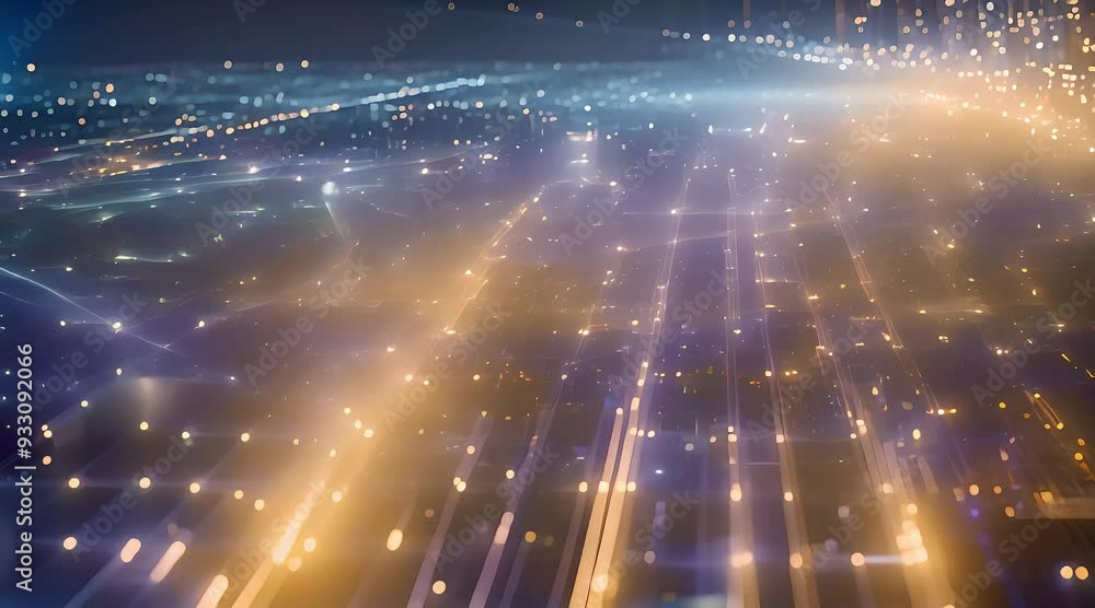 Layers upon layers of financial data float through the holographic network creating a complex and interconnected ecosystem Layers upon layers of financial data float through the holographic network creating a complex and interconnected ecosystem