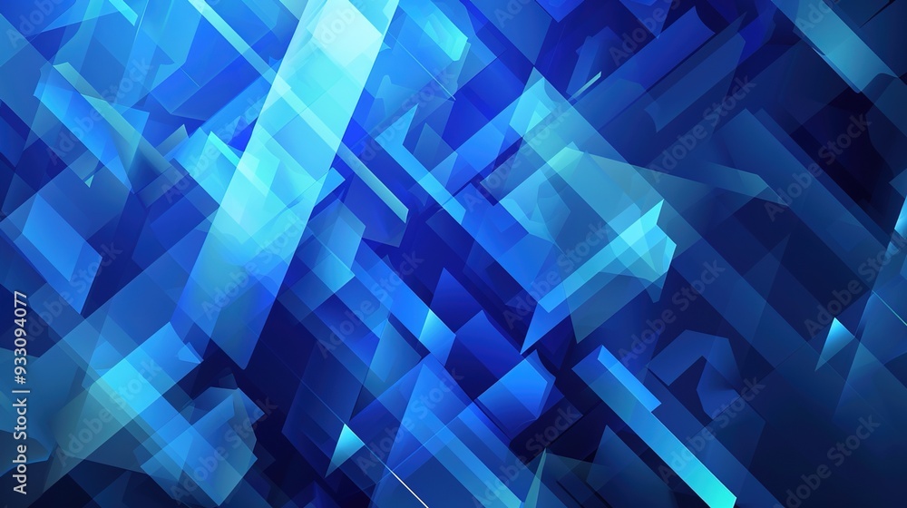 The Striking Technology Blue Geometric Abstract Background: A Visual Symphony of Innovation and Modernity. The Striking Technology Blue Geometric Abstract Background: A Visual Symphony of Innovation and Modernity.