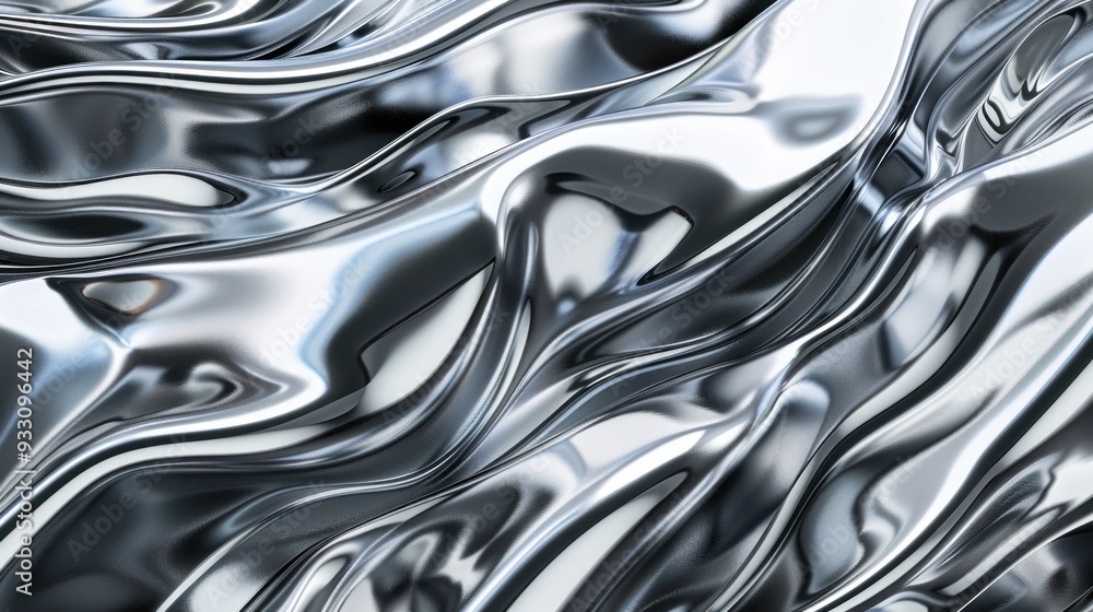 Abstract Metallic Waves Abstract Metallic Waves