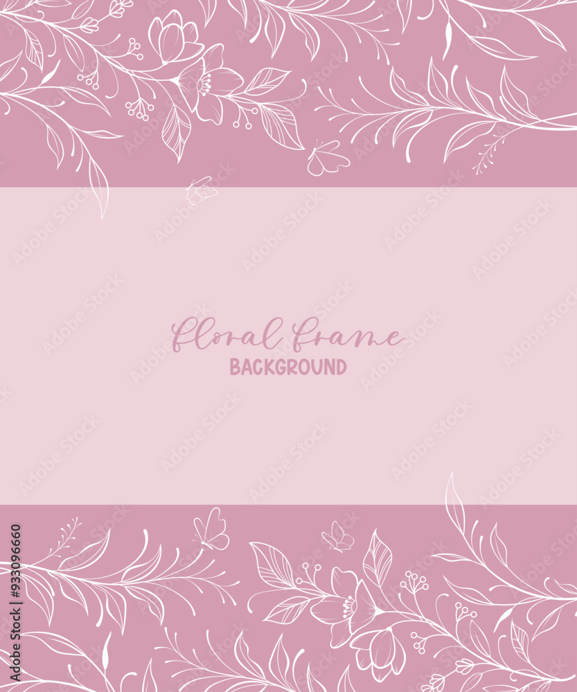 botanic card with wild flowers, leaves. Spring ornament concept. Floral poster, invite. Vector layout decorative greeting card or invitation design background. botanic card with wild flowers, leaves. Spring ornament concept. Floral poster, invite. Vector layout decorative greeting card or invitation design background.