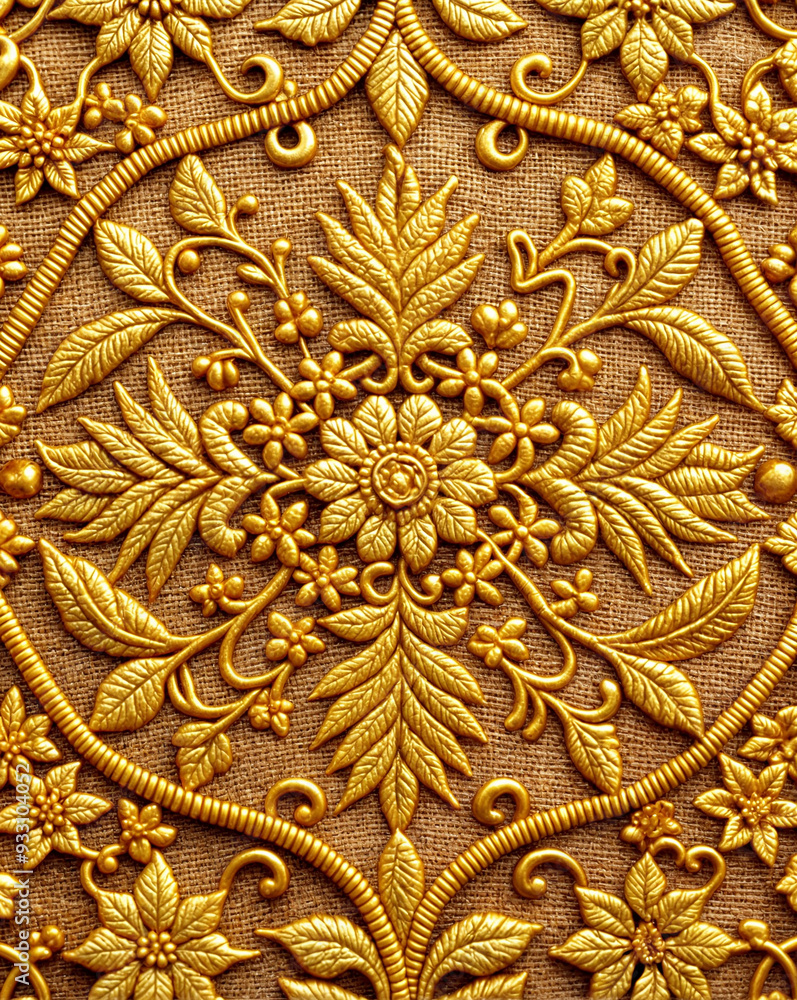 gold embroidery, pattern, background gold embroidery, pattern, background