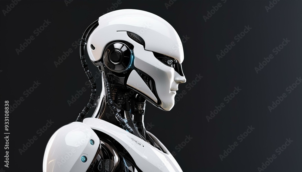 Sleek Futuristic Cyborg: The Next Evolution in AI Robotics Sleek Futuristic Cyborg: The Next Evolution in AI Robotics