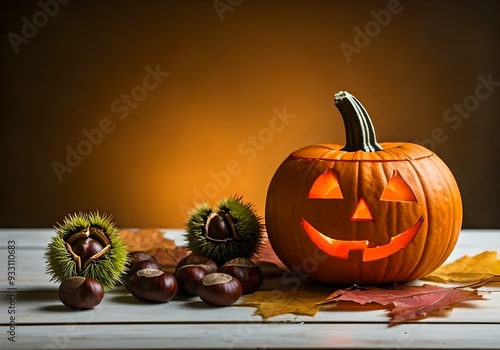 halloween: zucche, streghe, morti, cimiteri pipistrelli e fantasmi, dolcetti e scherzetti, photo