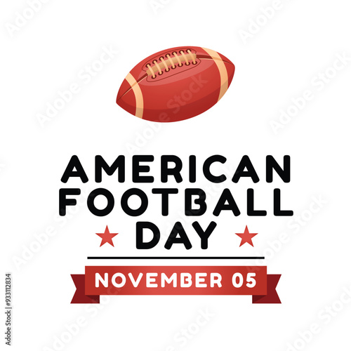 vector graphic of American Football Day ideal for American Football Day celebration.
