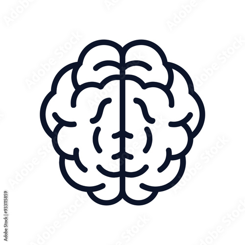 Brain icon, Brain Logo design vector template 