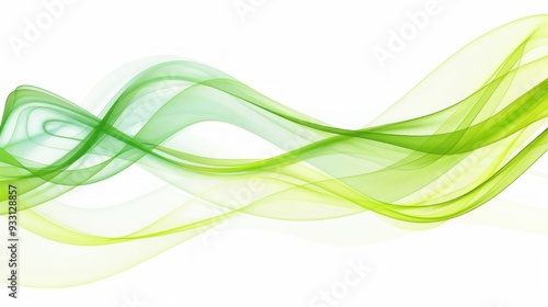 Abstract Green Waves