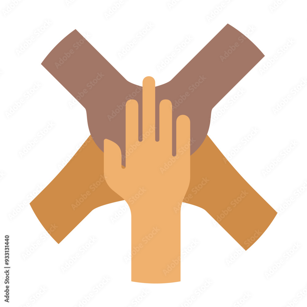 Fototapeta premium Collaboration Icon