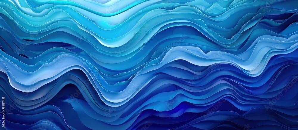 horizon blue river ocean wave curve illustration picture layer abstract landscape horizon blue river ocean wave curve illustration picture layer abstract landscape