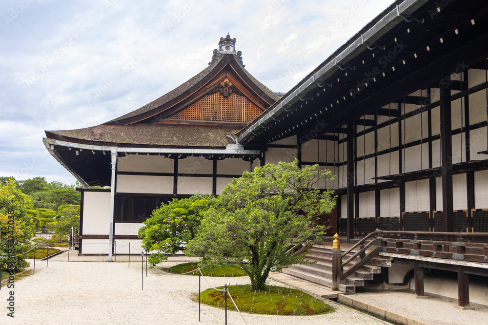 Obraz premium Kyoto Imperial Palace, is the latest of the imperial palaces built in the northeastern part of the old capital Kyoto, Japan