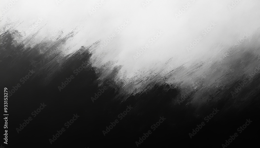 Abstract Black and White Brushstrokes. Abstract Black and White Brushstrokes.
