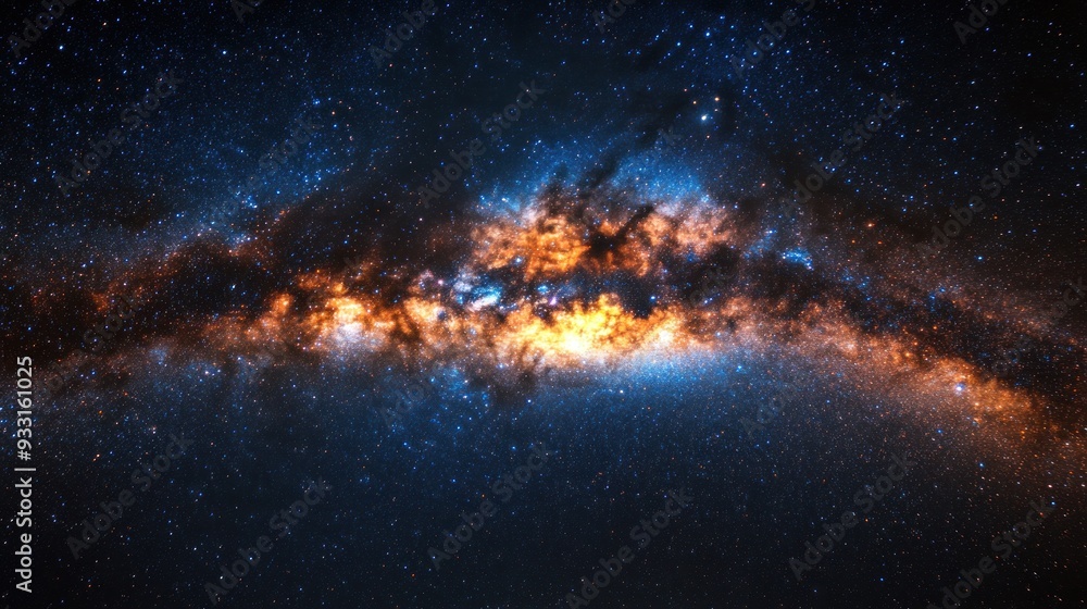 Fototapeta premium Milky Way Galaxy, Cosmic Beauty