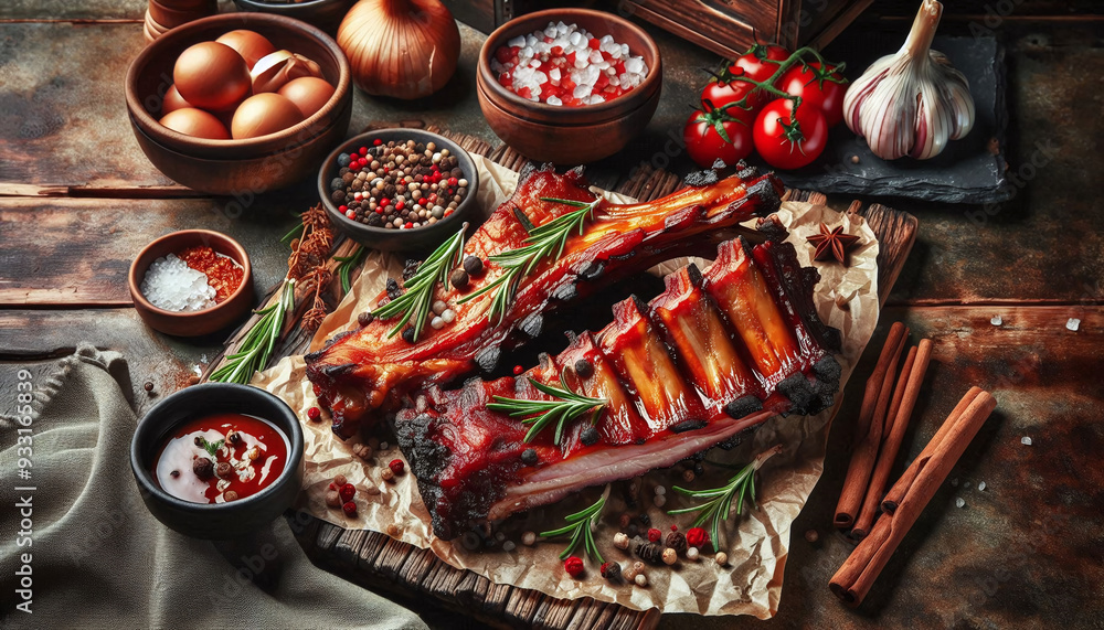grilled pork ribs grilled pork ribs
