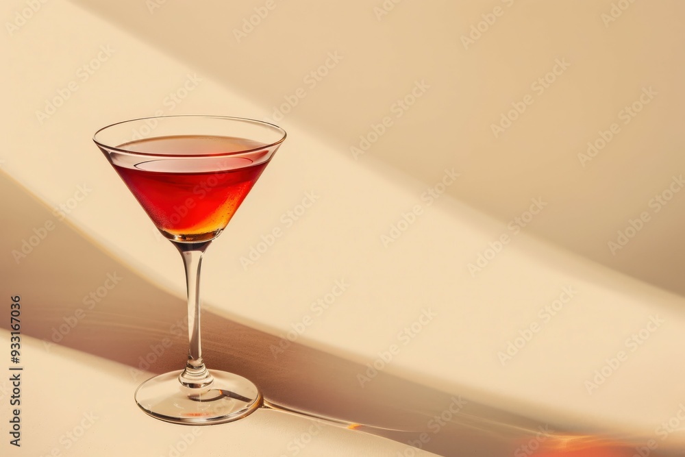 A close-up of a drink in a glass with a flower beside it and another flower on the glass. Beautiful simple AI generated image A close-up of a drink in a glass with a flower beside it and another flower on the glass. Beautiful simple AI generated image