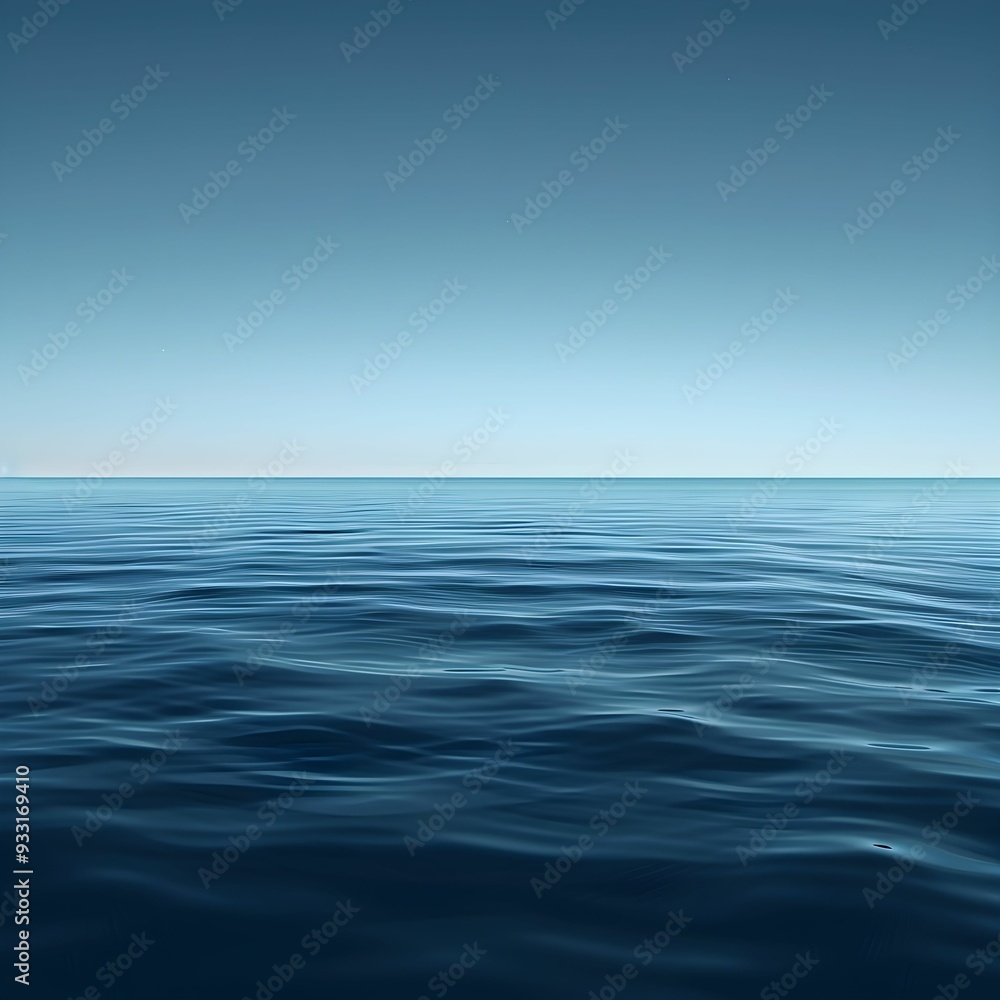 blue sky sea view poster, printable blue sky sea view poster, printable