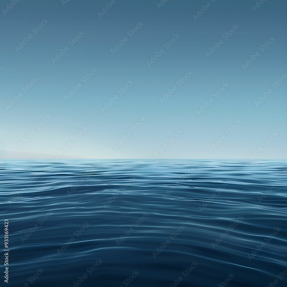 blue sky sea view poster, printable blue sky sea view poster, printable