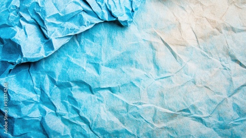 Wallpaper Mural A vibrant blue crumpled paper background creates an engaging texture ideal for creative designs Torontodigital.ca