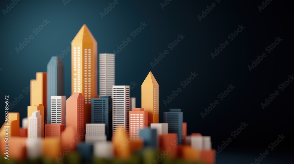 Futuristic Smart City: Advanced Digital Infrastructure Boosting Economic Development | Copy Space, 8K High Detail Futuristic Smart City: Advanced Digital Infrastructure Boosting Economic Development | Copy Space, 8K High Detail
