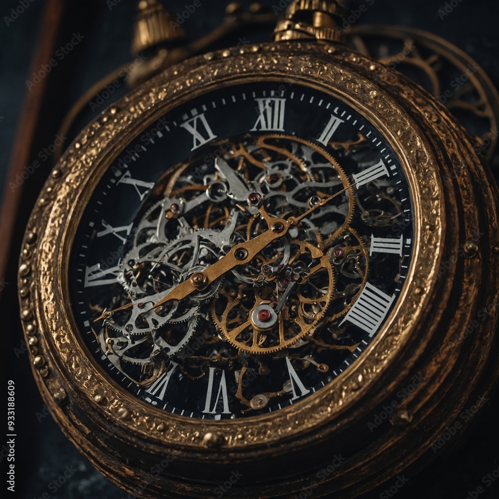 Obraz premium Classic elegance combined with contemporary design in stylish watches