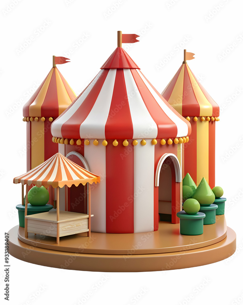 Photo Realistic as Open park with festival booths concept as A vibrant park filled with festival booths under a clear sky capturing the essence of celebration perfect for business presentations needin Photo Realistic as Open park with festival booths concept as A vibrant park filled with festival booths under a clear sky capturing the essence of celebration perfect for business presentations needin