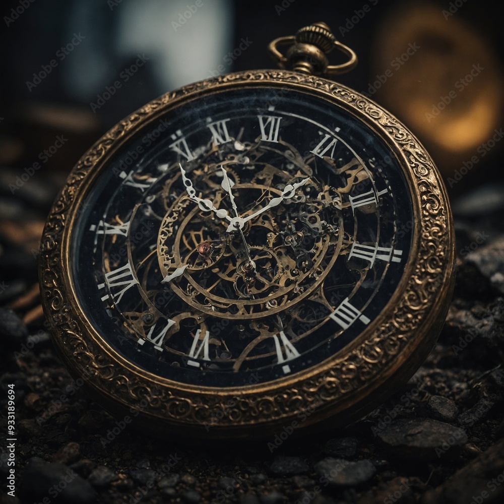 Naklejka premium Combining classic and contemporary design elements in stylish watches