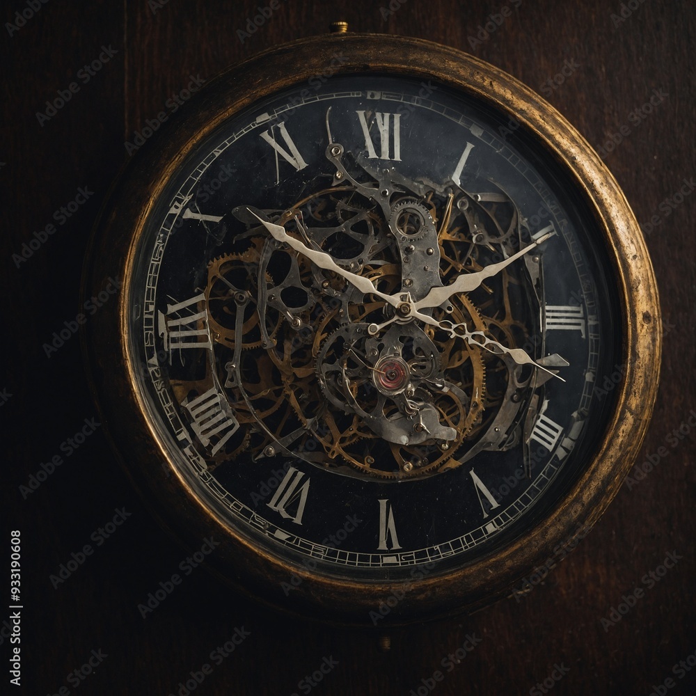 Fototapeta premium Combining classic elegance with modern features in stylish watches