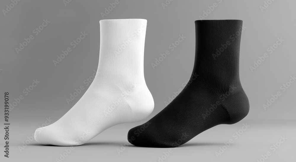 Blank black and white shortsock design mockup, isolated. Pair of sport cotton socks wear mock up. Small clear soft sock stand presentation. Male and female plain socks template. Blank black and white shortsock design mockup, isolated. Pair of sport cotton socks wear mock up. Small clear soft sock stand presentation. Male and female plain socks template.
