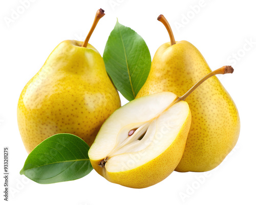 pear isolated on transparent background png photo