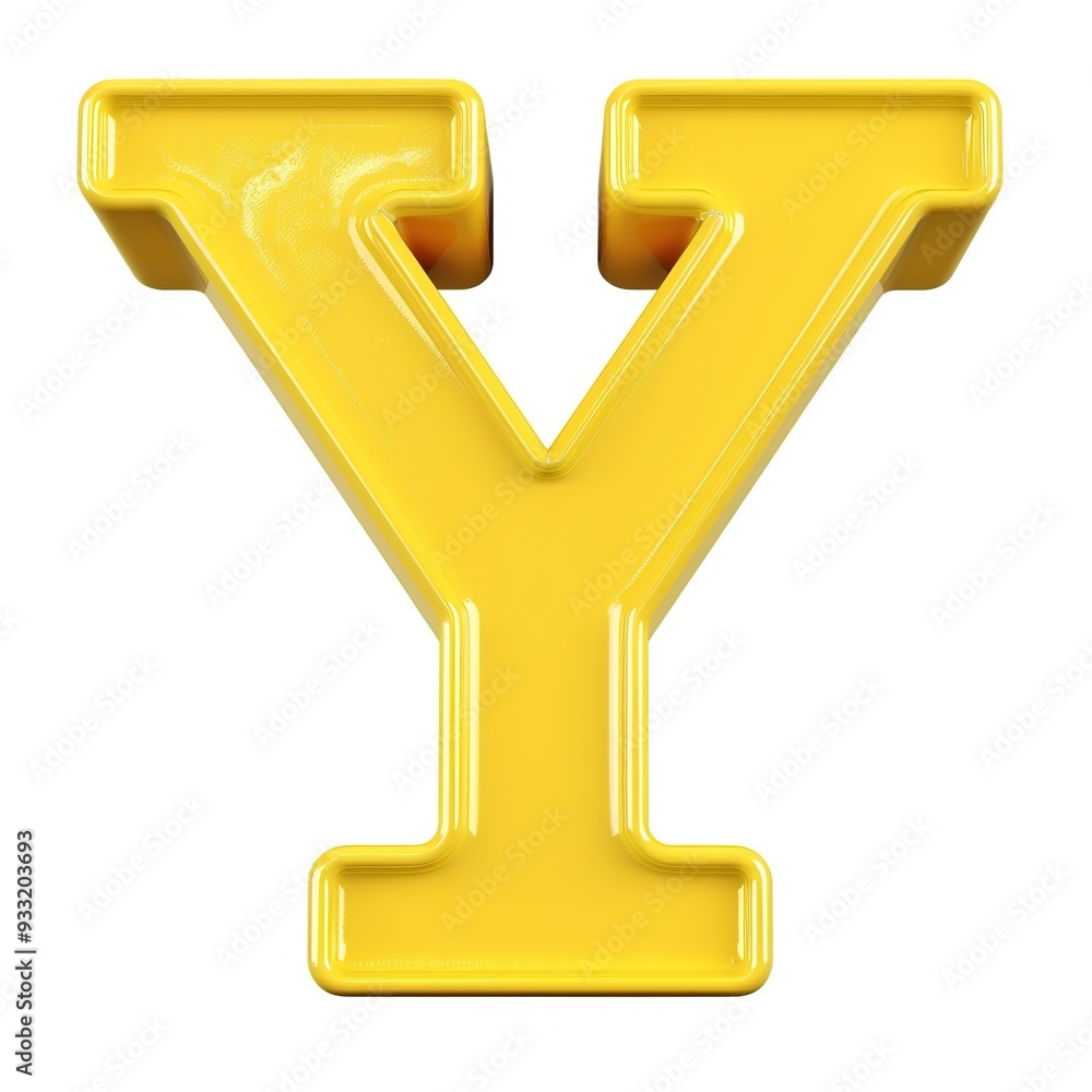 Large Capital Letter Y in Cartoon Style Yellow 3D: A Bold and Vibrant Representation of the Letter Y, Rendered in a Playful Cartoon Style with a Bright Yellow Color. Large Capital Letter Y in Cartoon Style Yellow 3D: A Bold and Vibrant Representation of the Letter Y, Rendered in a Playful Cartoon Style with a Bright Yellow Color.