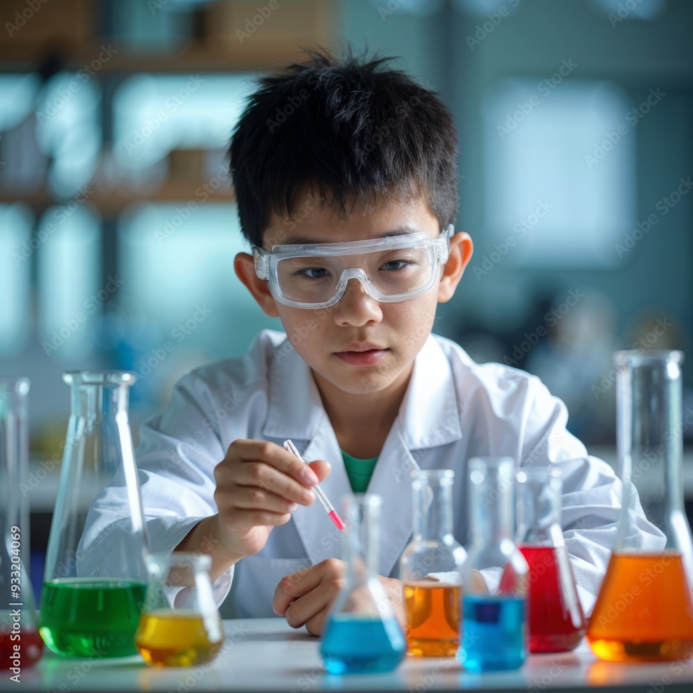 Student in Chemistry Lab Student in Chemistry Lab