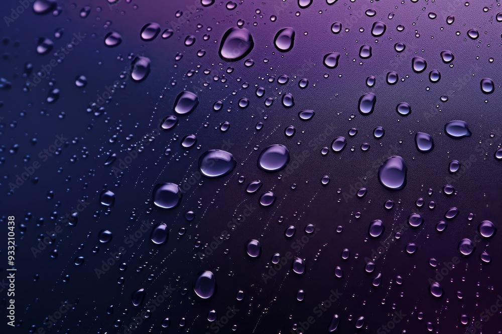 Water Droplets on Dark Purple Background. Wet Surface Wallpaper Water Droplets on Dark Purple Background. Wet Surface Wallpaper